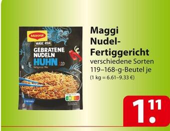 Famila Nord Ost Maggi nudel-fertiggericht Angebot
