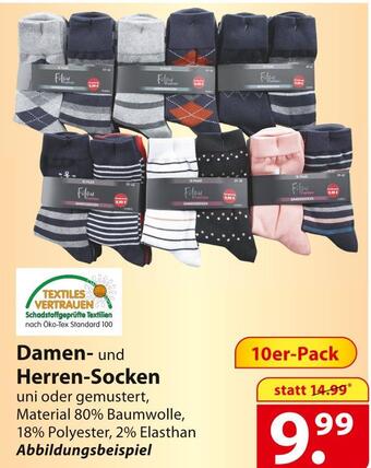 Famila Nord Ost Damen- und herren-socken Angebot