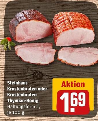 REWE Steinhaus krustenbraten oder krustenbraten thymian-honig Angebot