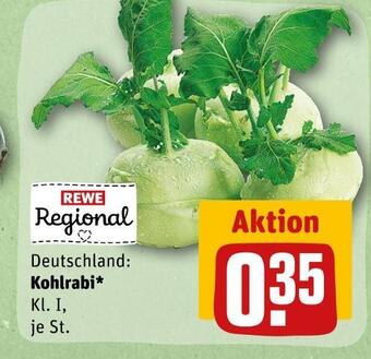 REWE Rewe regional kohlrabi Angebot