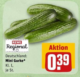 REWE Rewe regional mini gurke Angebot