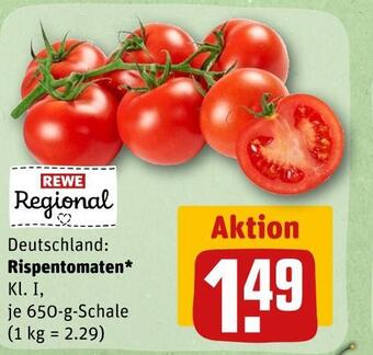 REWE Rewe regional rispentomaten Angebot