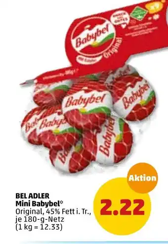 PENNY Bel adler mini babybel edamer Angebot