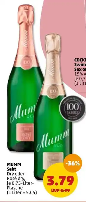 PENNY Mumm sekt Angebot