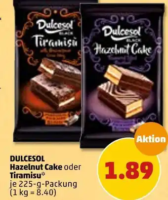 PENNY Dulcesol hazelnut cake oder tiramisu Angebot