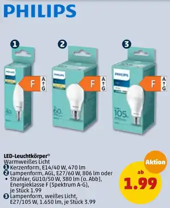 PENNY Philips led-leuchtkörper Angebot