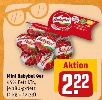 REWE Mini babybel 9er Angebot