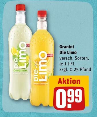 REWE Granini die limo Angebot