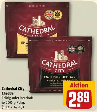 REWE Cathedral city cheddar Angebot