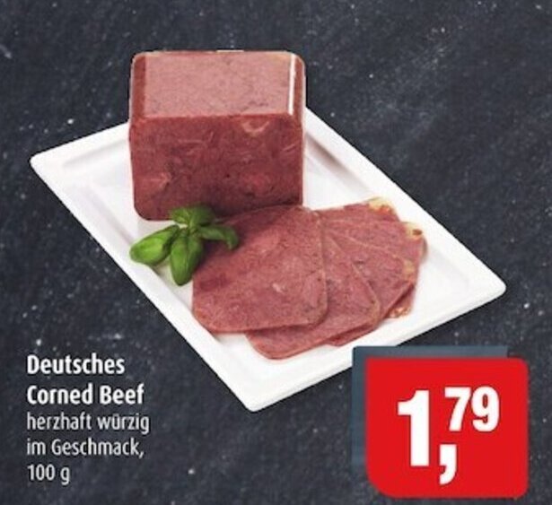 Deutsches Corned Beef 100 g Angebot bei Markant