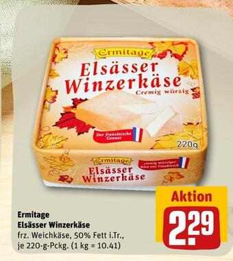 REWE Ermitage elsässer winzerkäse Angebot