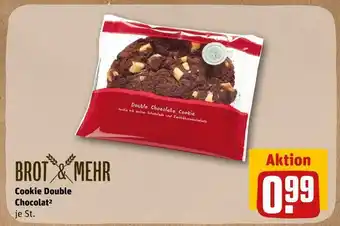 REWE Brot & mehr cookie double chocolat Angebot