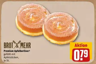 REWE Brot & mehr premium apfelberliner Angebot