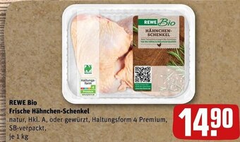 REWE Rewe bio frische hähnchen-schenkel Angebot