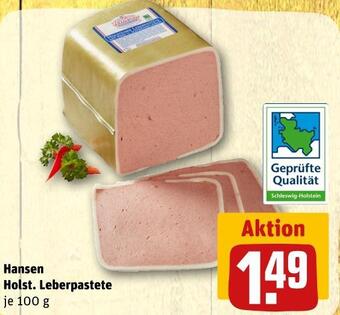 REWE Hansen holst. leberpastete Angebot