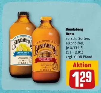 REWE Bundaberg brew softdrinks Angebot