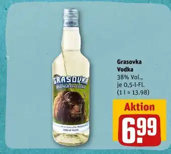 REWE Grasovka vodka Angebot