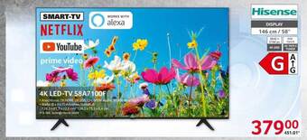 Selgros Hisense 4k led-tv 58a7100f Angebot