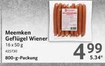 Selgros Meemken geflügel wiener Angebot