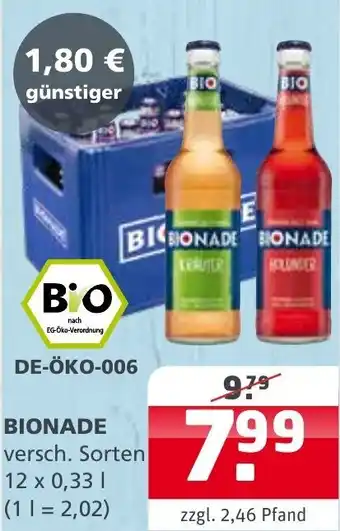 Getränke Quelle Bionade 12x0,33 L Angebot