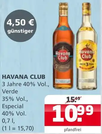 Getränke Quelle Havana Club 0,7 L Angebot