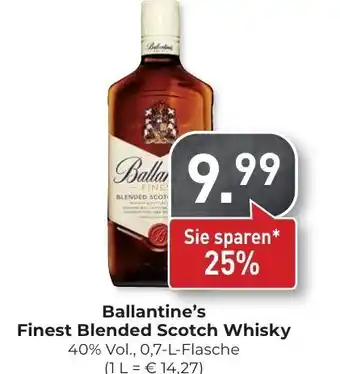 Hieber's Frische Center Ballantine's Finest Blended Scotch Whisky 0,7 L Flasche Angebot