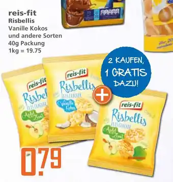 Klaas und Kock reis-fit Risbellis 40 g Packung Angebot