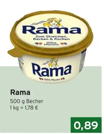 CAP Markt Rama 500g Becher Angebot