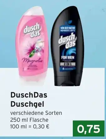 CAP Markt Duschdas Duschgel 250ml Angebot