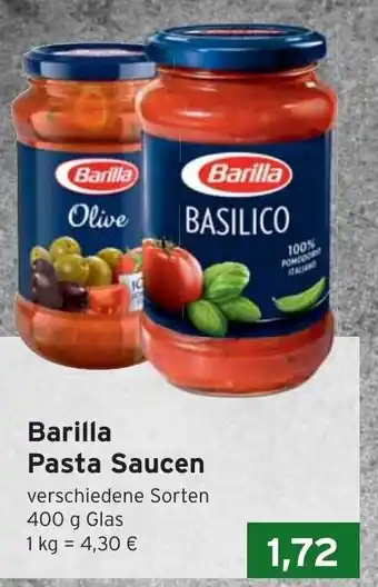 CAP Markt Barilla Pasta Saucen 400g Angebot