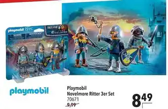 CITTI Markt Playmobil novelmore ritter 3er set Angebot