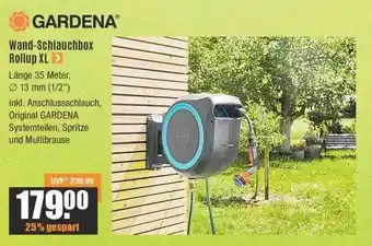 V Baumarkt Gardena wand-schlauchbox rollup xl Angebot