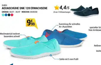 Decathlon Subea Aquaschuhe SNK 120 Erwachsene Angebot