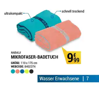 Decathlon Nabaiji Mikrofaser Badetuch Angebot