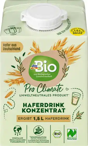 dm drogerie Dmbio pro climate haferdrink-konzentrat Angebot