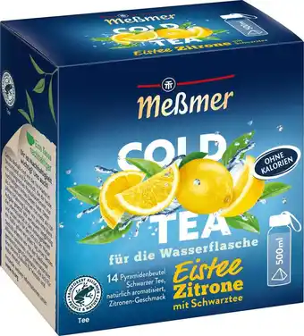 dm drogerie Meßmer cold brew tee zitrone mit schwarztee (14 x 2,75g), eistee Angebot