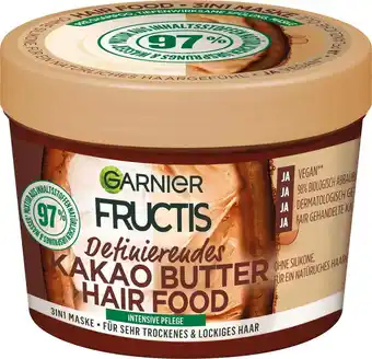 dm drogerie Fructis haarmaske 3in1 hair food kakao butter Angebot