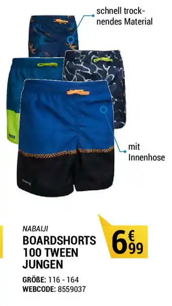 Decathlon Nabaiji Boardshorts 100 Tween Jungen Angebot