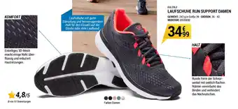 Decathlon Kalenji Laufschuhe Run Support Damen Angebot