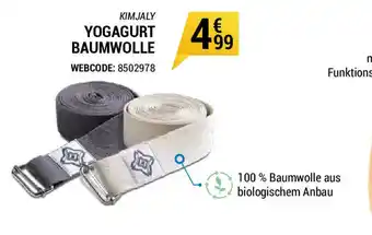 Decathlon Kimjaly Yogagurt Baumwolle Angebot