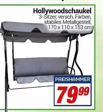 CENTERSHOP Hollywoodschaukel Angebot