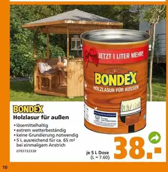 Globus Baumarkt Holzlasur für außen Angebot