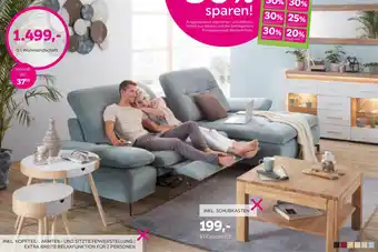 Mömax Wohnlandschaft oder Couchtisch Angebot