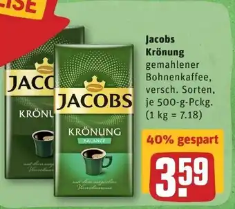 REWE Jacobs Krönung 500g Angebot