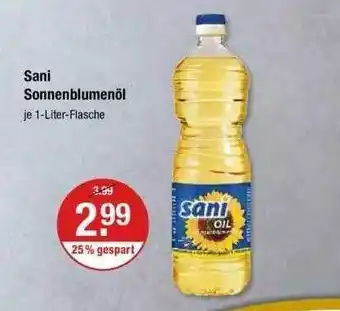 V Markt Sani sonnenblumenöl Angebot