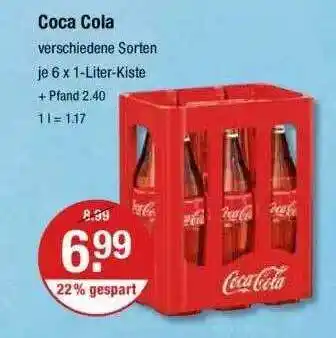 V Markt Coca cola Angebot