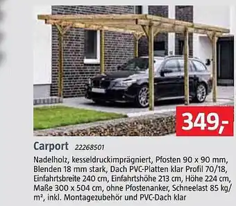 Bauhaus Carport Angebot