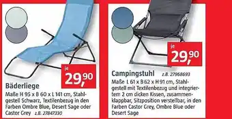 Bauhaus Bäderliege oder campingstuhl Angebot