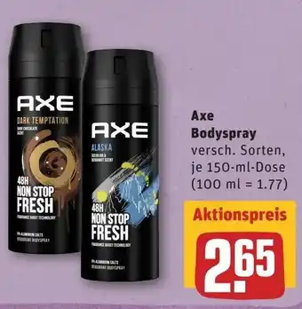 REWE Axe Bodyspray 150ml Angebot