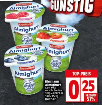 Elli Markt Ehrmann Almighurt 140/150 g Becher Angebot